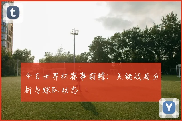 今日世界杯赛事前瞻：关键战局分析与球队动态